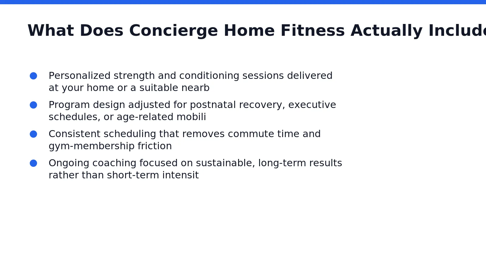 Bespoke 1-to-1 strength and conditioning programs tailored for busy professionals